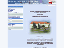 Tablet Screenshot of bip-poradniakrosnoo.pl